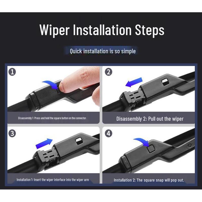 Model Y Wiper Strips for Tesla (2021-2023) - 21" and 22"