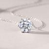 M-JAJA Moissanite Pendant Necklace 1/2/3ct Diamond Necklace S925 Silver Clavicle Chain for Women 18K Gold Plated Trendy Jewelry