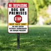Mfoever Beware Of Dog Sign Beware Of The Dog Tin Sign Funny Dog Warning Metal Signs Dog  For Yard Fence Guard Dog Sign Outdoor Decor