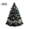 Tessuto con Fantasmi e Zucca di Halloween Kit Trapuntato per Albero Gatto Strega Ragno Fai da Te Esposizioni Festive per Scrivania Progetto di Cucito Trapuntato 3D per Trapuntatura