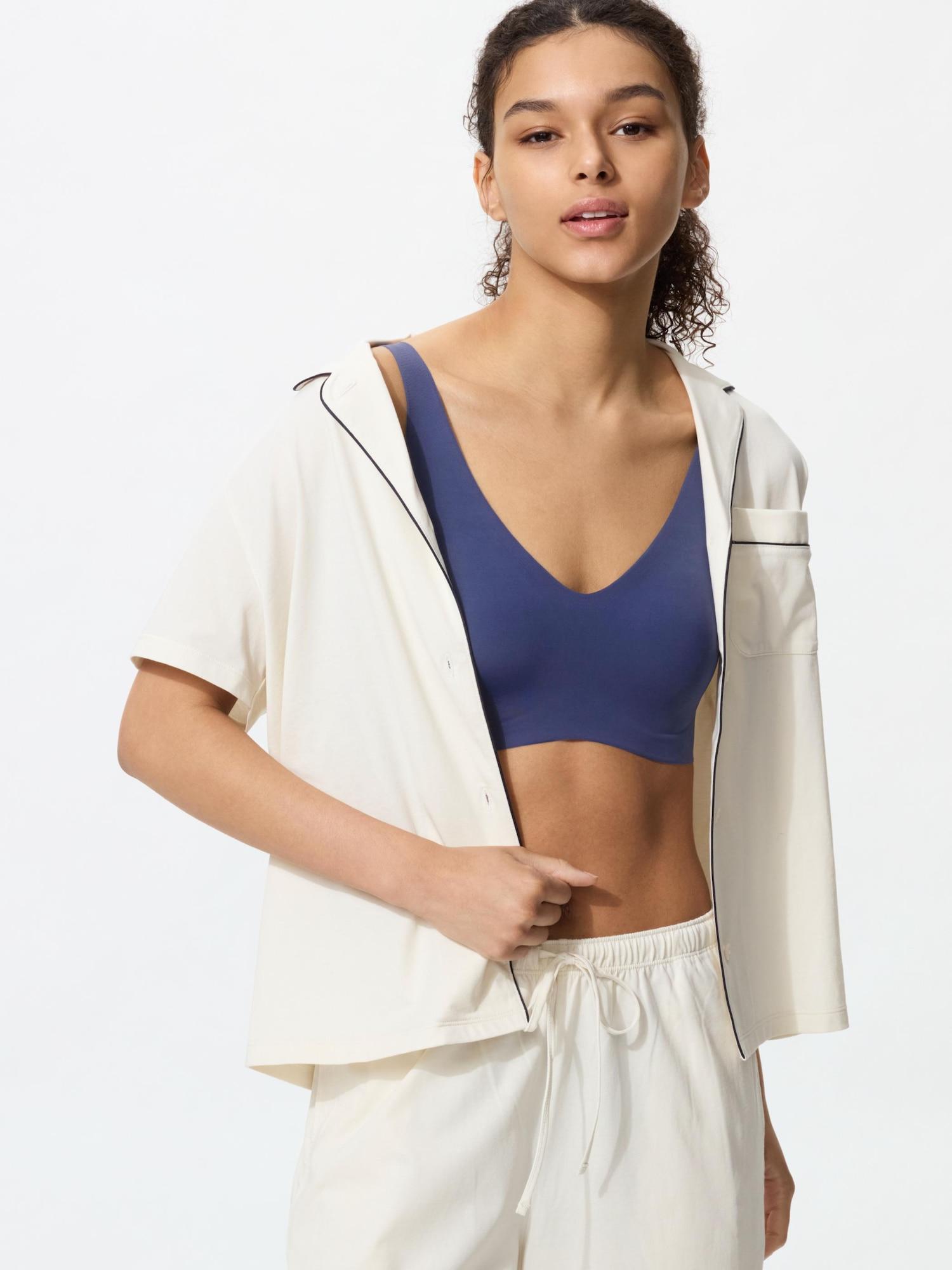 Бюстгальтер Uniqlo Airism Wireless Ultra Relax 67 BLUE/WOMEN XS