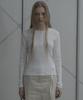 Mosyupamosyu Ribbed Henley Neck T-Shirt [Ivory]