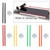 2x Skateboard Longboard Rails Guard Tail Guard Protection Rubber Strip Tool