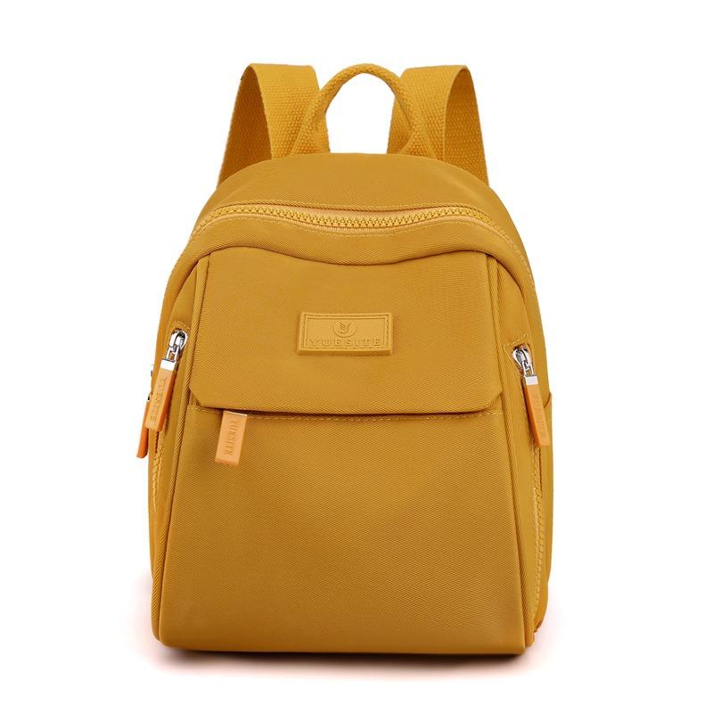 

Water-proof nylon bag Large capacity commuter travel bag Women s backpack Casual student schoolbag Fresh and sweet