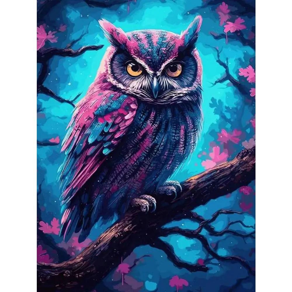 Pintura de diamante redonda completa DIY Punto de cruz Estilo de arte 3D Escena del hogar Animal Pintura de diamante decorativa Pintura de arte de diamante 5d