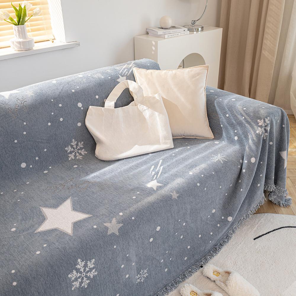Telo Copridivano Moderno Minimalista Tessuto Copridivano Coperta per Divano Double-Face Copridivano Anti-Graffio