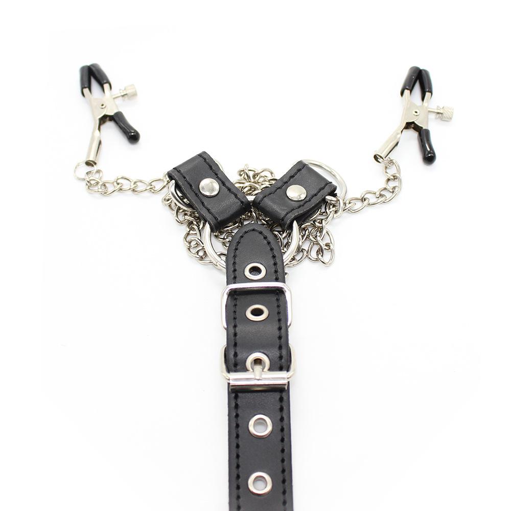 Adjustable Nipple Clamps & Penis Ring Set for Men - Erotic Adult Device