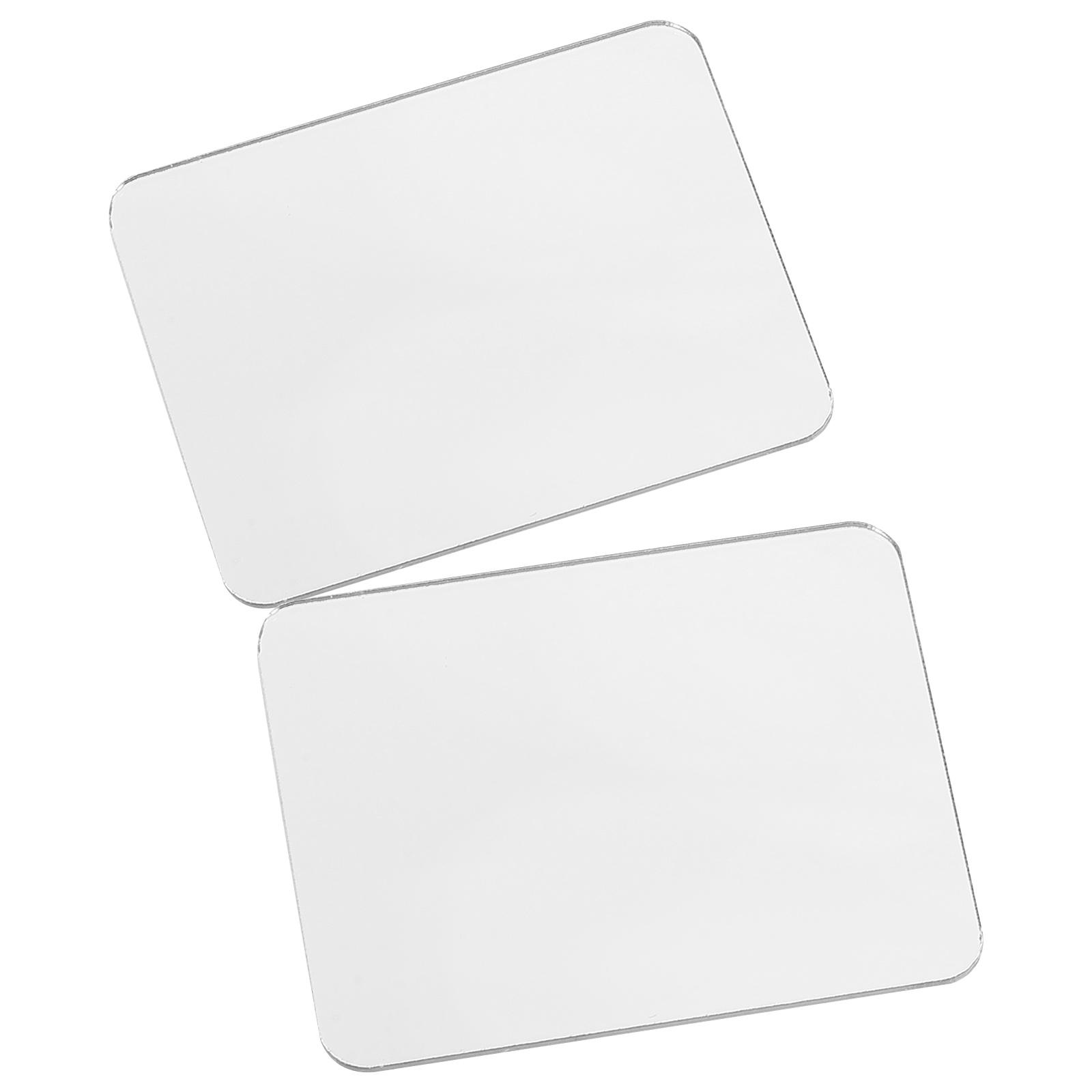 2 Pcs Mobile Adhesive Mirror Sticker Phone Lens Small Mirrors Acrylic Decal for Adhesiv Mirror Sticker Mobile Phone Case