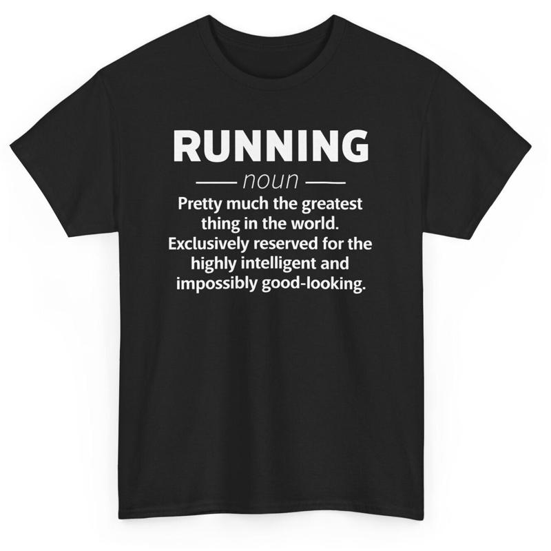 Laufen Definition Lustiges T-Shirt Neuheit Marathonläufer Sport