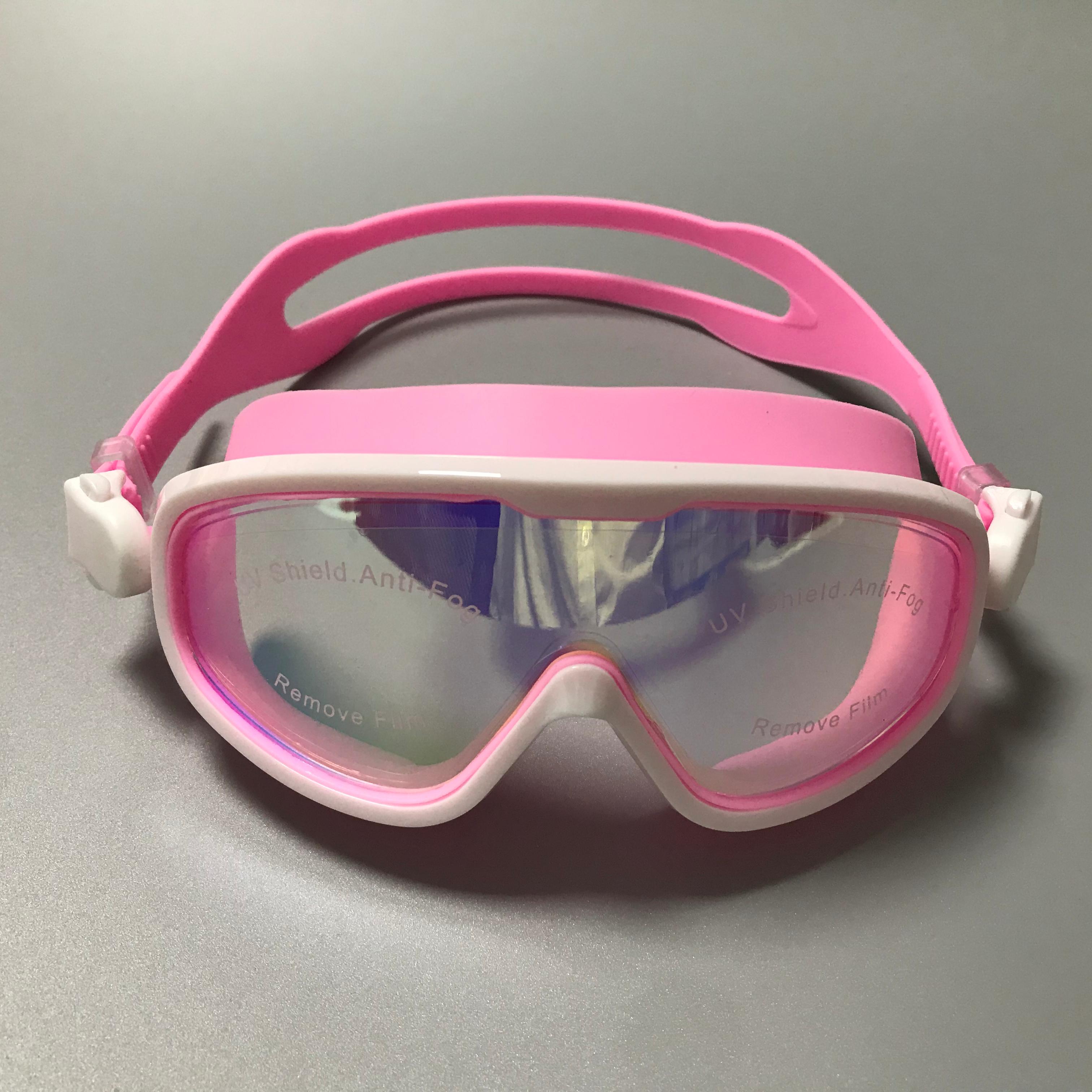 Professional Single Lens Silicone Swimming Goggles Anti Fog Swimming Goggles
