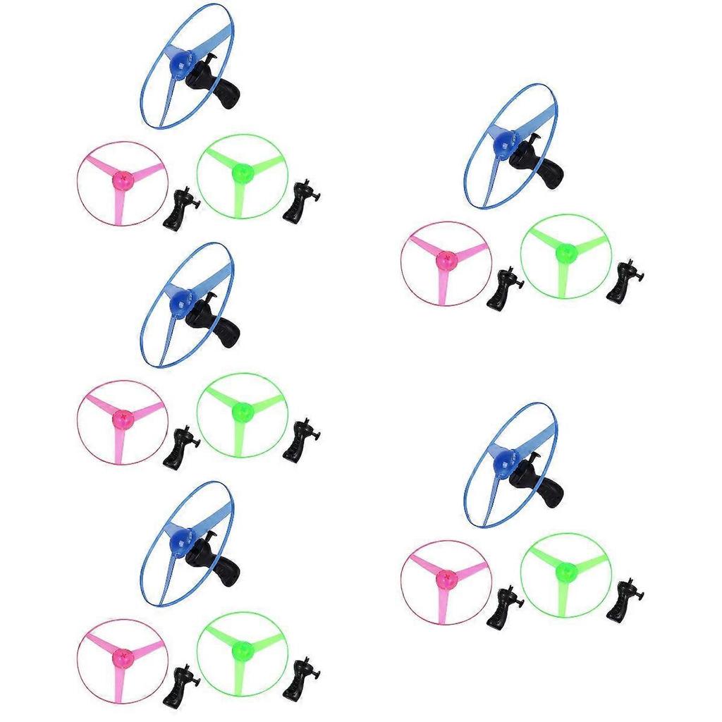 Flying Disc with Light Kids Toy Glowing Aerial Disc 15Pcs Pack