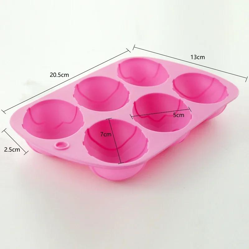 

1Pcs Top Quality Silicone Mold Easter Egg Shape for Handmade Soaps DIY Candles Aromatherapy Gypsum Crafts