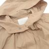 BALLSEY Excellent condition light taffeta hooded short coat, women's, beige, size 36, made in 1924 coat 36 beigeUsed
