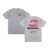 Ayrton Senna Vintage Tshirt Racing Brazilian Graphic Oversized Breathable Cotton Men T Shirt New Tee Tshirt Womens Tops