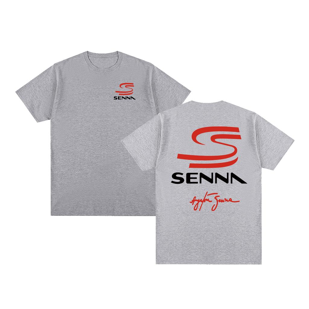 Ayrton Senna Vintage Tshirt Racing Brazilian Graphic Oversized Breathable Cotton Men T Shirt New Tee Tshirt Womens Tops
