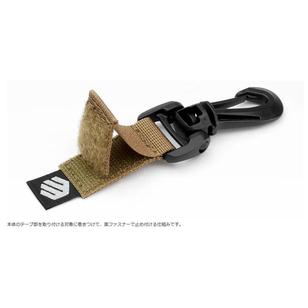 FULLCLIP MULTI SNAP 25-N Snap Hook Multi Holder Black FAS-085 Tactical Bag Strap Attachment