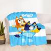 Bluey Adventure Blanket Soft & Cozy Throw For Sofa Couch Office Bed Picnics All-Season Use Modern Unique Gift for Family and Friends Y23