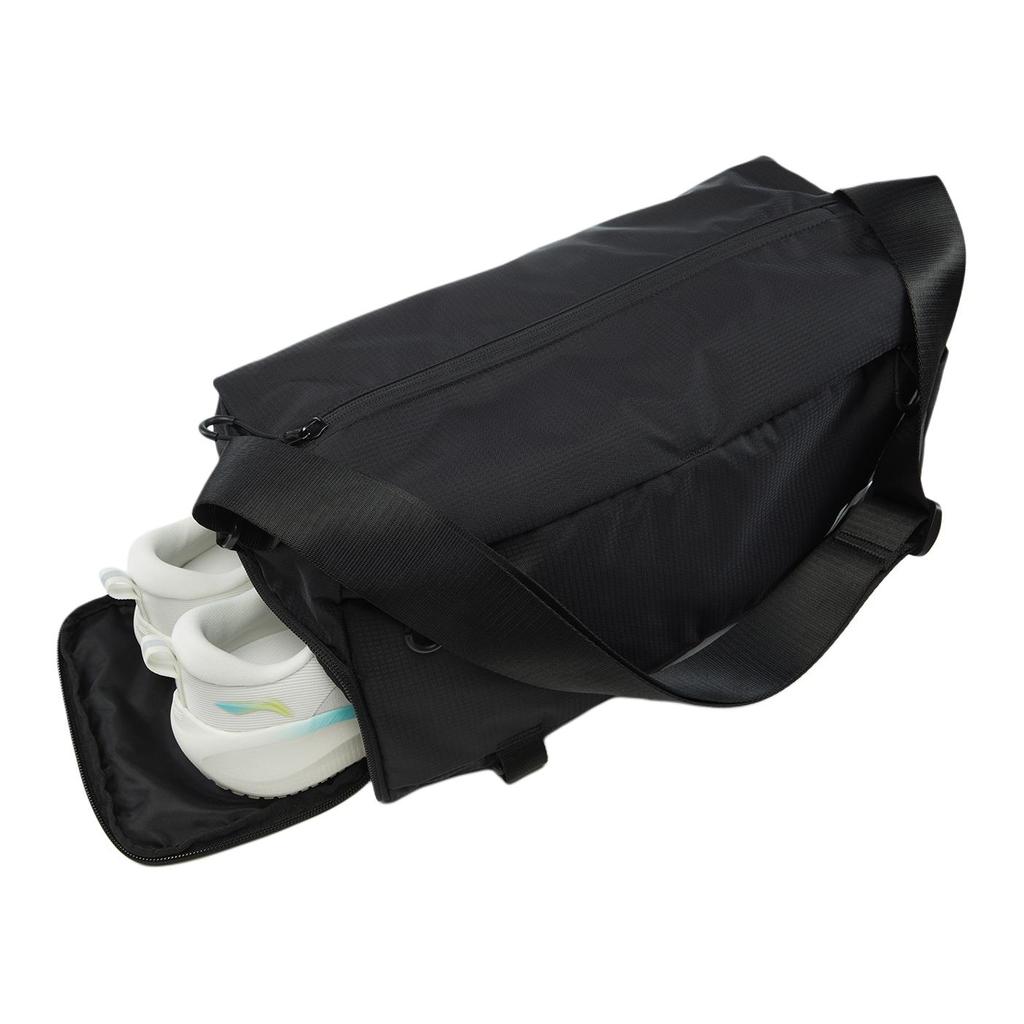 New LiNing Fitness Series Polyamide Shoulder Bag, Crossbody Bag Unisex Black ABLU095-1