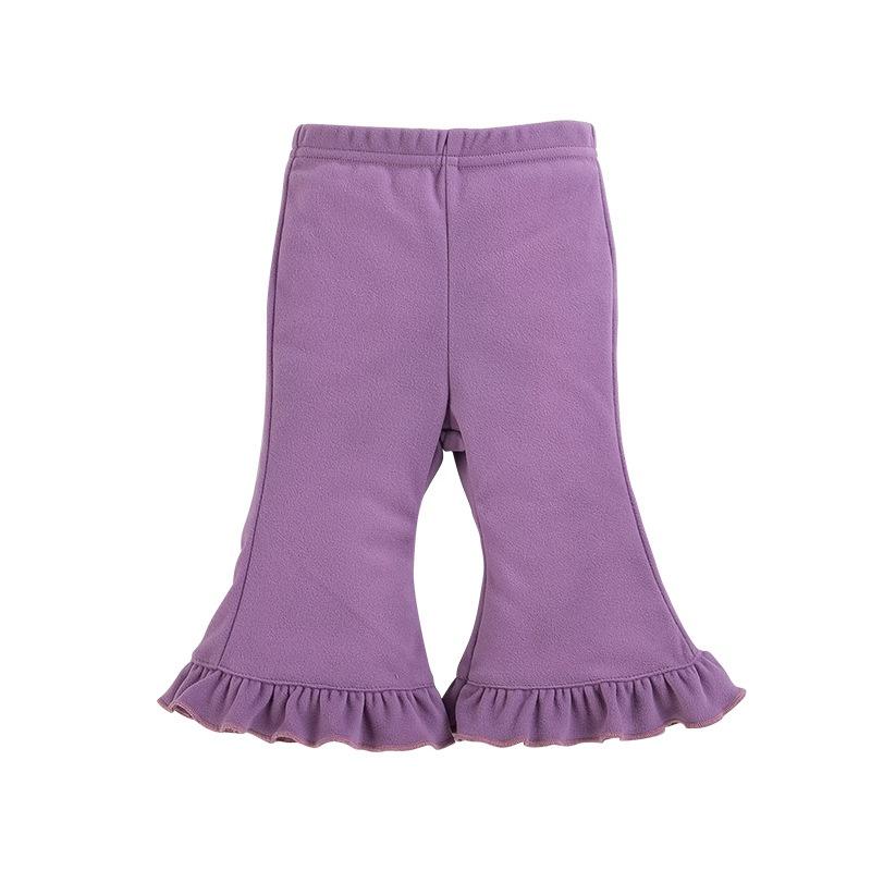 

Baby Girl Flared Trousers Solid Color Long Pants Casual Kids Pants 68