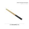 ZISIZ Black Gold Mirror 304 Stainless Steel Chopsticks
