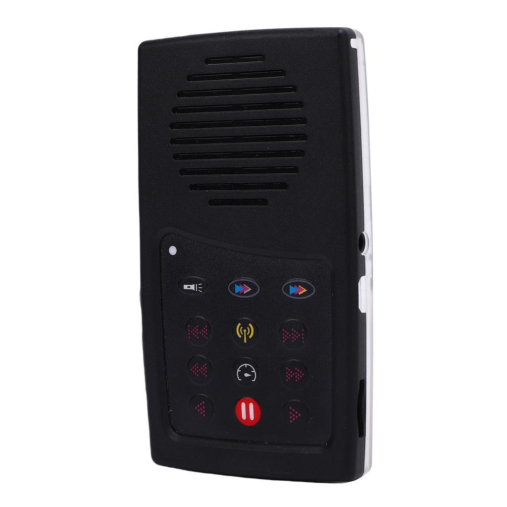Solar Powered Scripture Reader FM Speak Portable Electronic Talking Scripture Device with 8G Capacity Earphone for Home