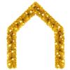 VidaXL Christmas Garland with LED Lights Artificial Garland Decoration Garland Ornament Garden Backyard 329201