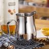 304 Stainless Steel Milk Frothing Pitcher 350ML Olecranon Type Outlet Milk Frother Cup 450ml