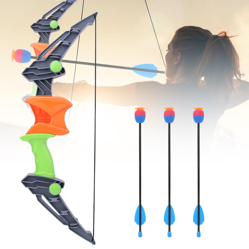 Outdoor Simulation Bow Arrow Toy Set Shooting Sports Games for Children Kid