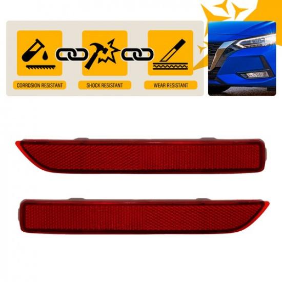 2X For - Nissan Sentra SR SV S 2.0L Rear Bumper Reflector Marker Light A