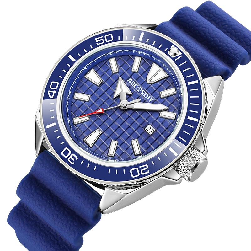 New Fashion Casual Men Watches High-End Brand Elegant Simple Three-Hand Rotating Bezel Date Quartz Watch Clock Reloj