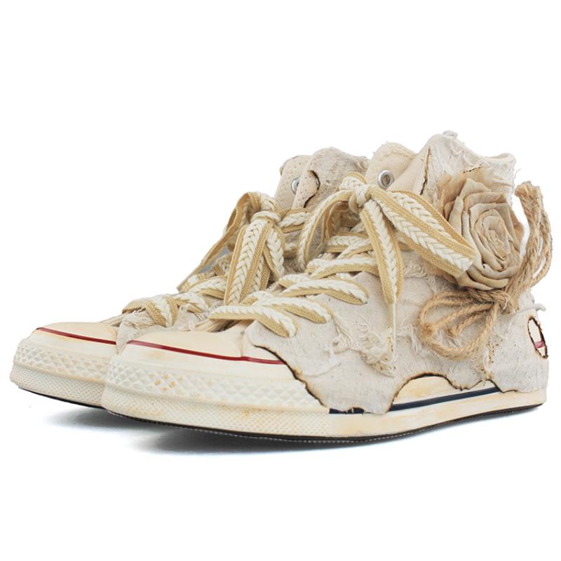 Converse 1970s All Star Chuck Hi Wear-Resistant Slip-Resistant High-Top Canvas Shoes Unisex Ecru