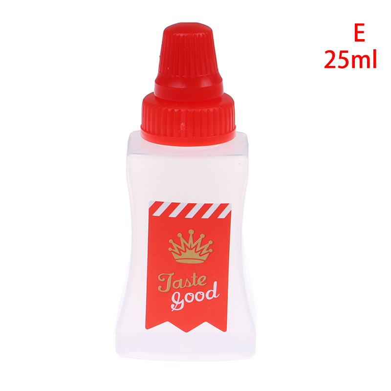 Mini Seasoning Sauce Bottle Portable Tomato Ketchup Bottle Salad Dressing Container for Bento Lunch Box Kitchen Jars