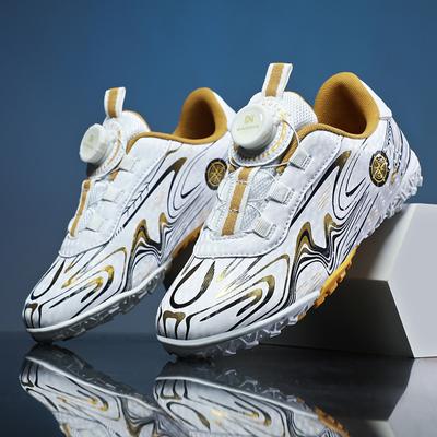 New Children's Football Shoes, Girls and Boys, Primary and Secondary School Students Competition Non-slip Flat-soled Sneakers, Broken Nails