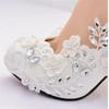 2025New White Wedding Bride Pumps High Heels Elegant Luxury Women Dress Shoes Luxury Woman Sandals Summer Footwear Party