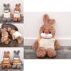 Plüschhasenpuppe mit PP-Baumwollfüllung als Geschenk für Kinder und zur Dekoration des Schlafzimmers