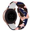 20mm Silicone Strap For Samsung Galaxy Watch 4 5 6 40mm 44mm/5 Pro 45mm/Watch4 Classic 46mm 42mm/Active 2 Bracelet Printing Band