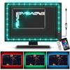 PaneraLux LED Strip TV Backlight with RGB IR App Color Music Strong Adhesive High Ambient Lighting for and Holiday Decorations USB-Powered Light, 3M,