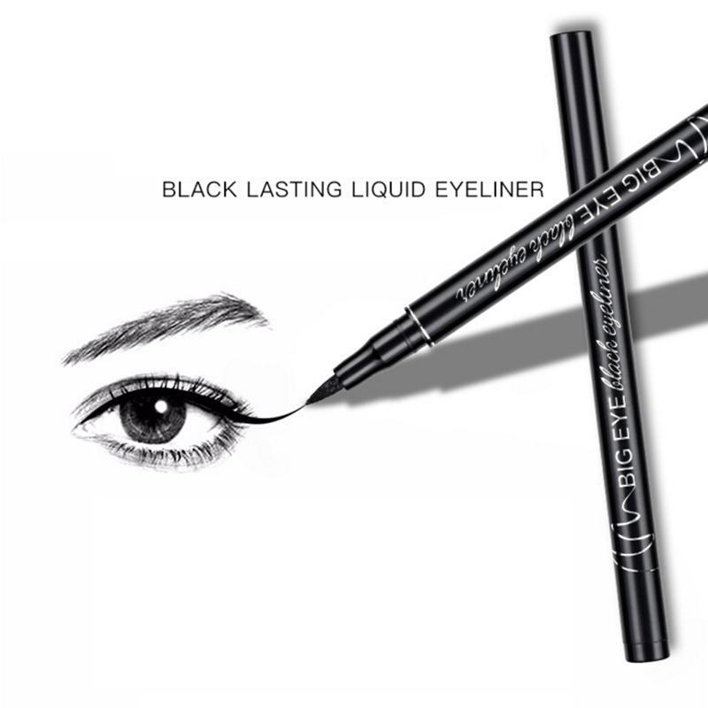 Long-Lasting Waterproof Liquid Eyeliner Black Eye Liner Original Eyeliner Pen Brand Makeup Quick-Drying