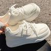 Spring and summer little white shoes women's 2025 new women's shoes platform casual shoes children's versatile chic with skirt sports board shoes