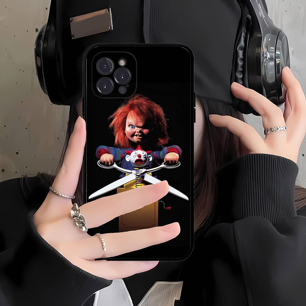 Chucky Doll Horror Movie Phone Case For iPhone 17 16 15 14 13 12 Mini 11 Pro Max Soft Silicone Cover
