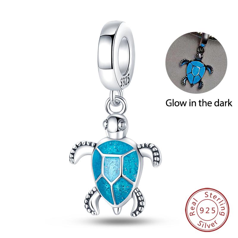 New Copper Ocean Series Mermaids Shell Charms Beads Fit Qikaola Original Bracelets Fine Birthday Diy Jewelry