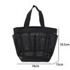 Portable Mesh Shower Caddy Tote Beach Bag Travel Storage Wash Bag Swimming Bath Bag Suitable for Outdoor Camping Quick Dry Tote