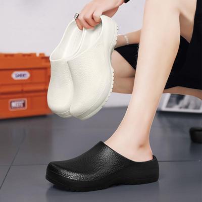 2024 Waterproof Oil-Proof Chef Shoes: Lightweight, Large-Size Slippers & Fashionable Sandals for Men & Women