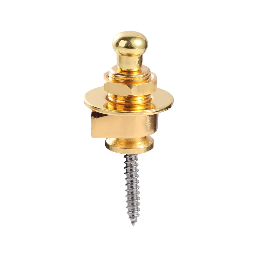 Round Head Electric Guitar Strap Locks Zinc Zinc Alloy Guitar Strap Button  Acoustic