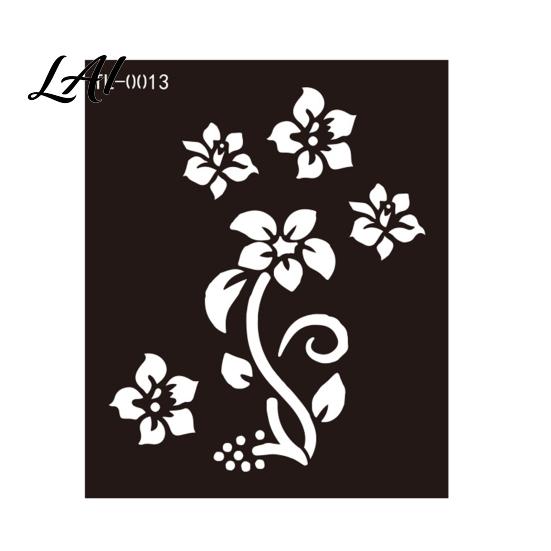 Indian Hand-painted Tattoo Henna Stencil Reusable DIY Tattooing Template Floral Animal Patterns Hand And Wrist Stencil for Temporary Tattoos