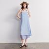 Chuyu Women's Light Blue Ruffle A-line Summer Dress