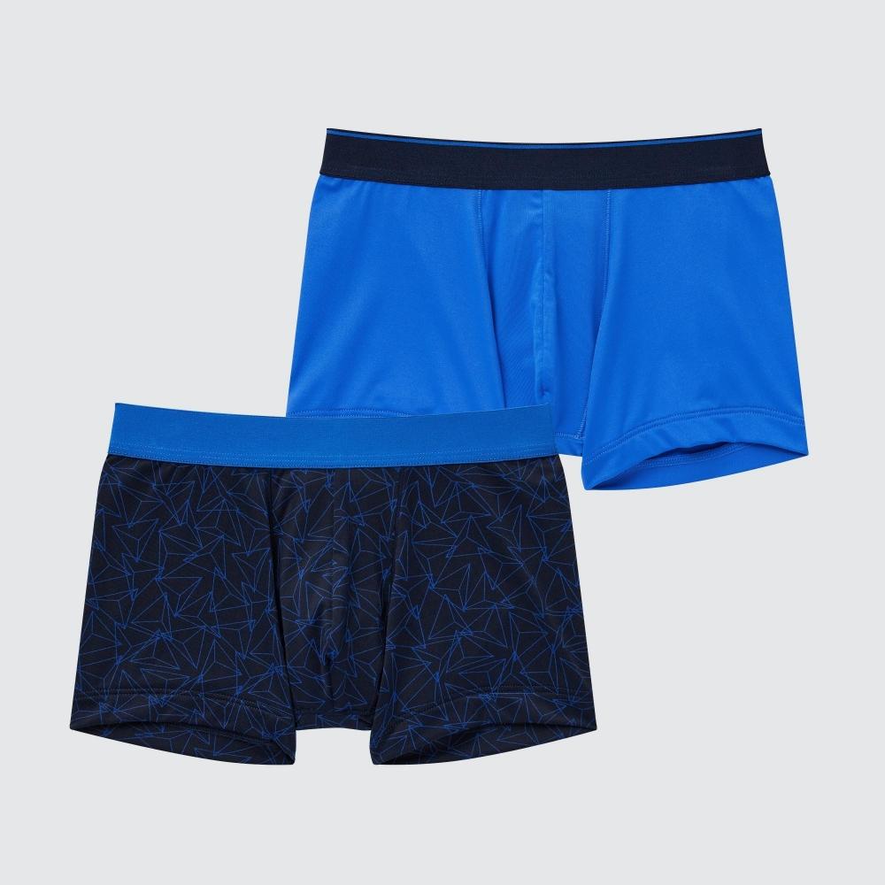 

Uniqlo Япония мальчики Airism Боксеры трусы комплект из 2 шт. 64 BLUE/160