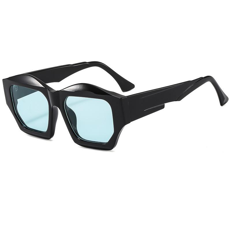 Geometric Hexagon Sunglasses With Uv400 Protection For Summer Travel And Parties