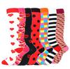 7 Pairs Compression Stockings Fit Running Unisex Nurses Flight Travel Leg Pressure Compress High Quality Socks