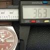 VINTAGE JAPAN SEIKO 5 AUTOMATIC 6309A MENS RED COLOR DIAL WATCH A500846-5 R154-a500846